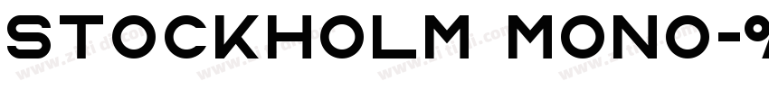 Stockholm Mono字体转换